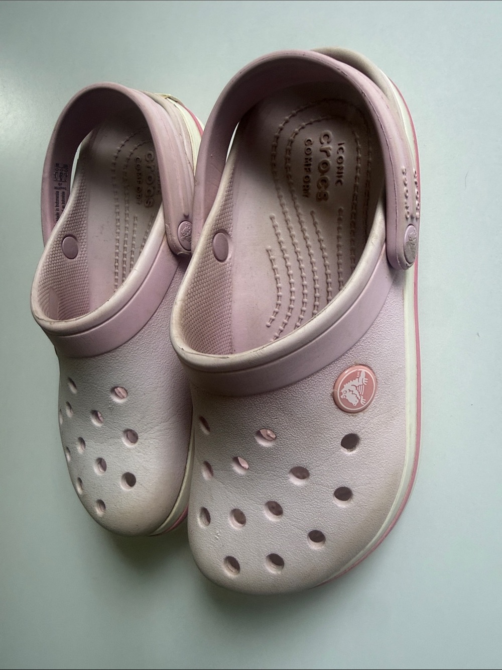 CROCS Kids Classic Clog in Pale Pink